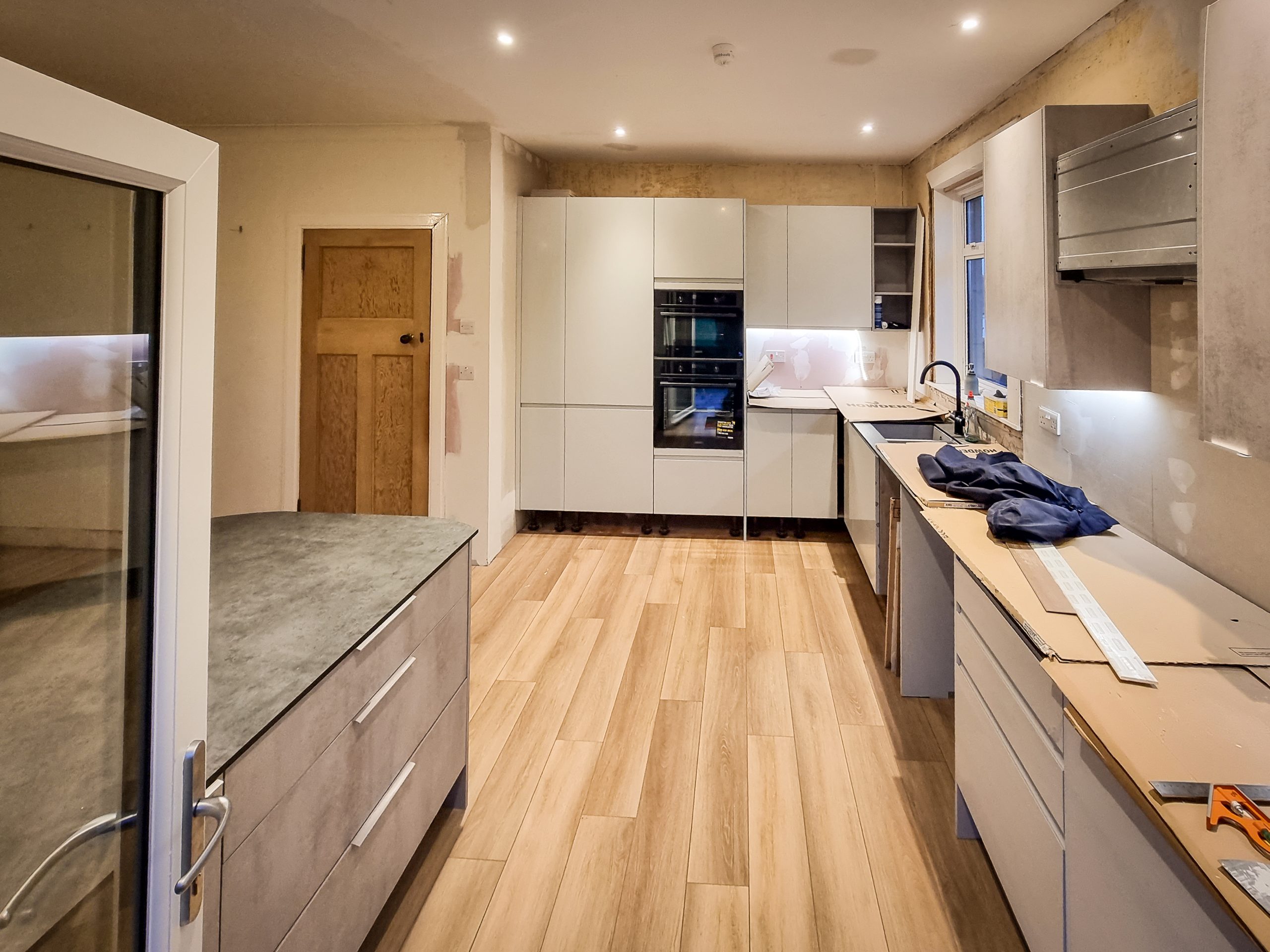 Kitchen - open plan renovation
